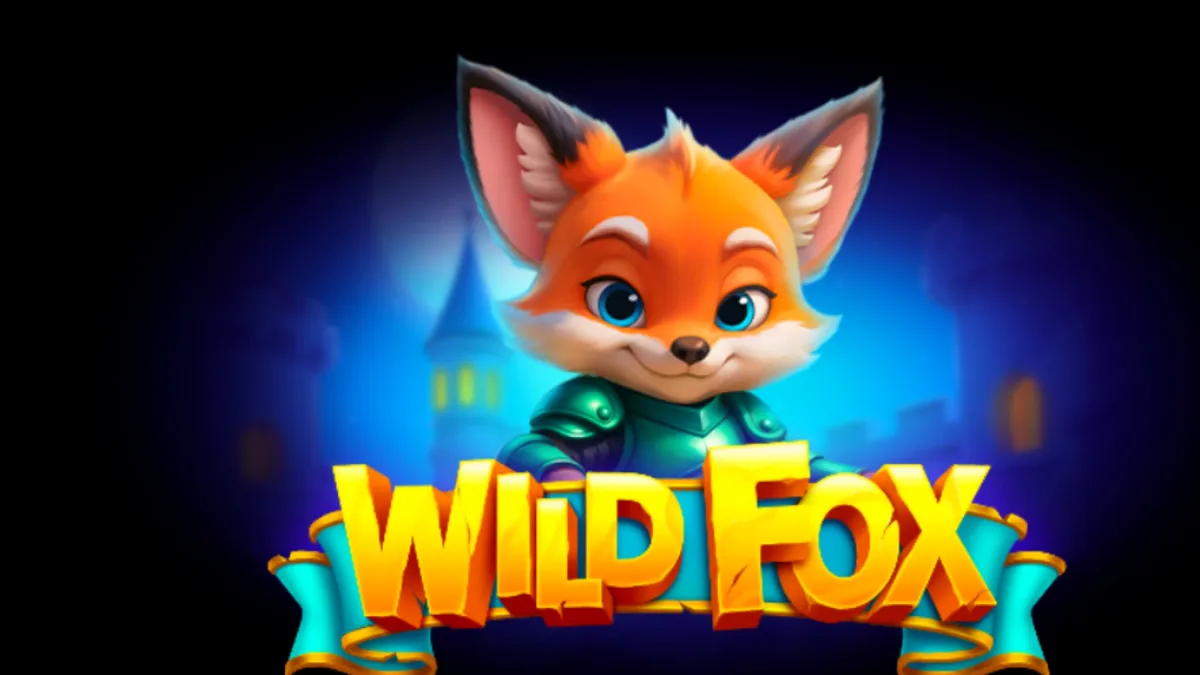 Interface do slot Wild Fox com o personagem raposa cavaleiro